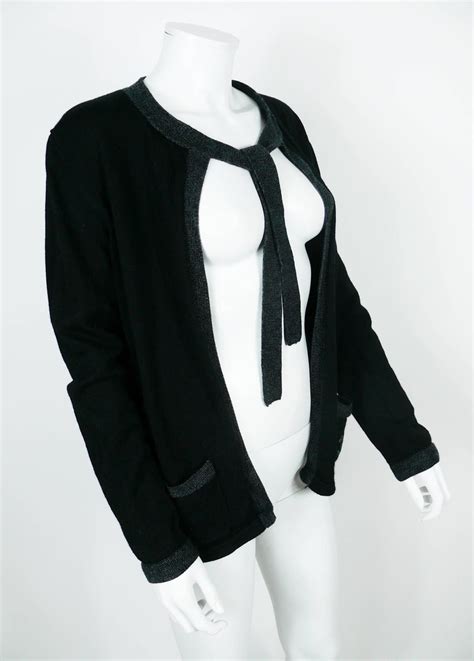 chanel uniform cardigan|chanel or die hoodie svart.